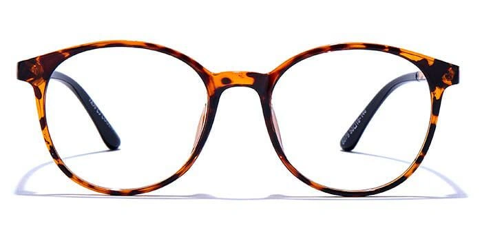 GRAVIATE by Coolwinks E18C6588 Glossy Tortoise Full Frame Round Eyeglasses for Men and Women-