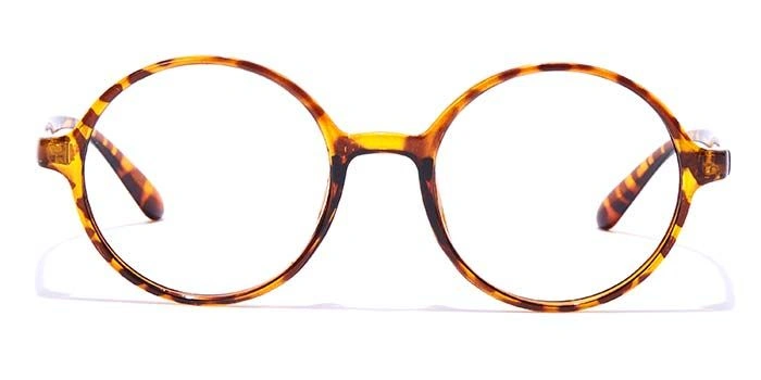 GRAVIATE by Coolwinks E18C7258 Glossy Tortoise Full Frame Round Eyeglasses for Men and Women-