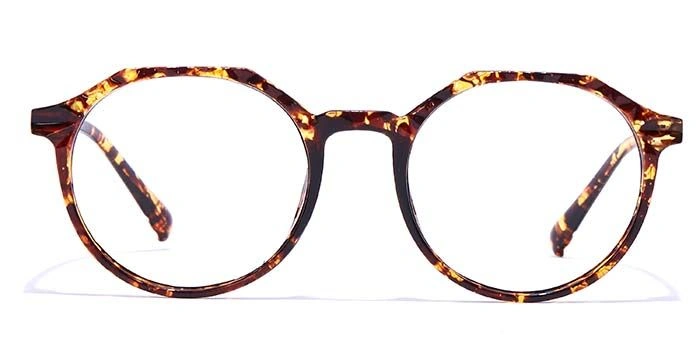 GRAVIATE by Coolwinks E18C7309 Glossy Tortoise Full Frame Round Eyeglasses for Men and Women-