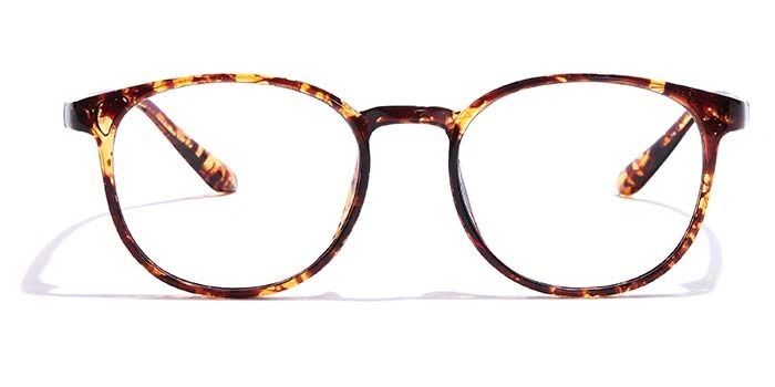 GRAVIATE by Coolwinks E18C7337 Glossy Tortoise Full Frame Round Eyeglasses for Men and Women-