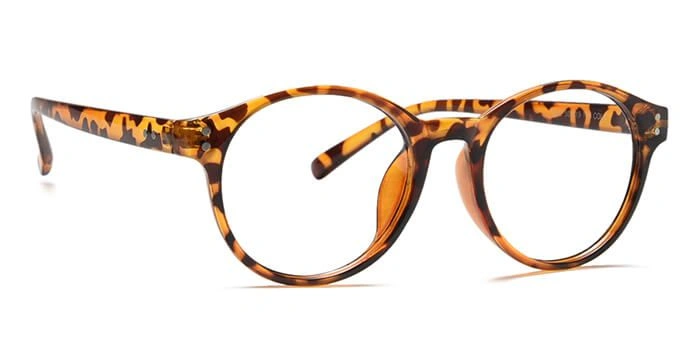 GRAVIATE by Coolwinks E18D5334 Glossy Tortoise Full Frame Round Eyeglasses for Men and Women-TORTOISE-2