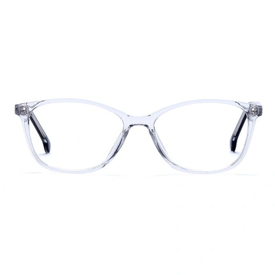 GRAVIATE by Coolwinks E33C7626 Glossy Transparent Full Frame Retro Square Eyeglasses for Men and Women