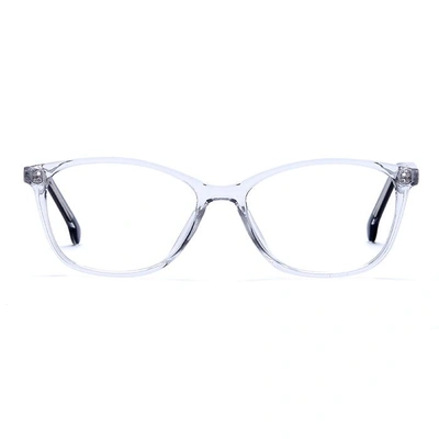 GRAVIATE by Coolwinks E50B6465 Glossy Transparent Full Frame Retro Square Eyeglasses for Men and Women