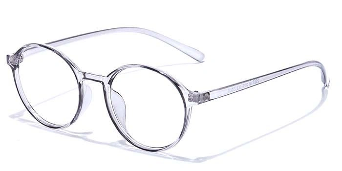 GRAVIATE by Coolwinks E50A7287 Glossy Transparent Full Frame Round Eyeglasses for Men and Women-TRANSPARENT-1