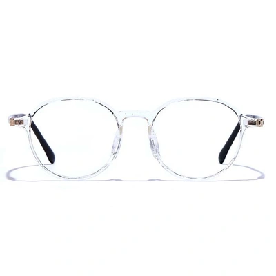 GRAVIATE by Coolwinks E50A7461 Glossy Transparent Full Frame Round Eyeglasses for Men and Women