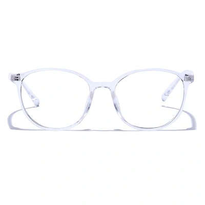 GRAVIATE by Coolwinks E50B7372 Glossy Transparent Full Frame Round Eyeglasses for Men and Women