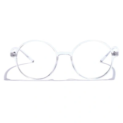GRAVIATE by Coolwinks E50B7375 Glossy Transparent Full Frame Round Eyeglasses for Men and Women