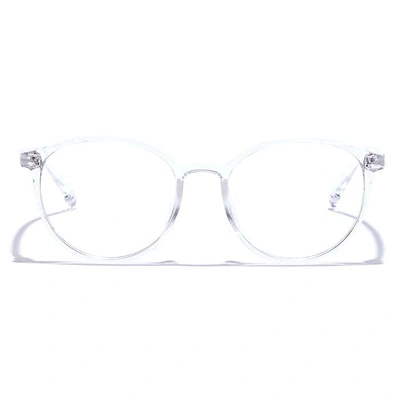 GRAVIATE by Coolwinks E50B7378 Glossy Transparent Full Frame Round Eyeglasses for Men and Women