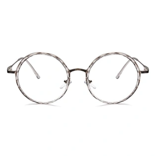 GRAVIATE by Coolwinks E50C6564 Glossy Transparent Full Frame Round Eyeglasses for Men and Women