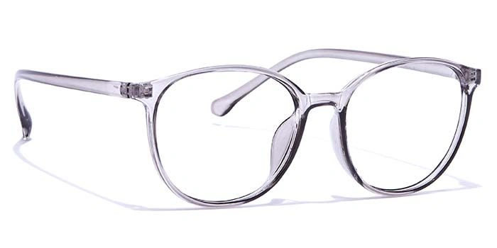 GRAVIATE by Coolwinks E50C7289 Glossy Transparent Full Frame Round Eyeglasses for Men and Women-TRANSPARENT-2