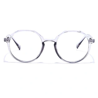 GRAVIATE by Coolwinks E50C7315 Glossy Transparent Full Frame Round Eyeglasses for Men and Women