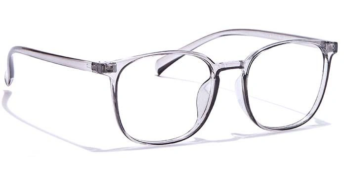 GRAVIATE by Coolwinks E50C7333 Glossy Transparent Full Frame Round Eyeglasses for Men and Women-TRANSPARENT-2