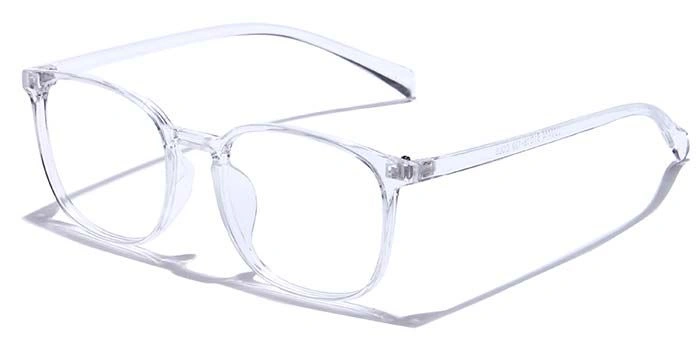 GRAVIATE by Coolwinks E50C7384 Glossy Transparent Full Frame Round Eyeglasses for Men and Women-TRANSPARENT-1