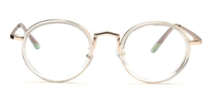GRAVIATE by Coolwinks E25C6493 Glossy White Full Frame Round Eyeglasses for Men and Women-