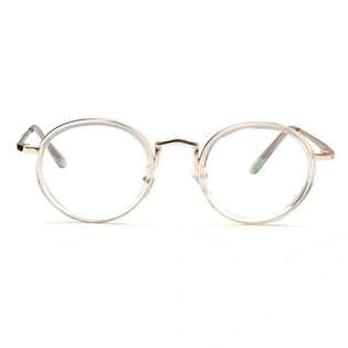 GRAVIATE by Coolwinks E25C6493 Glossy White Full Frame Round Eyeglasses for Men and Women