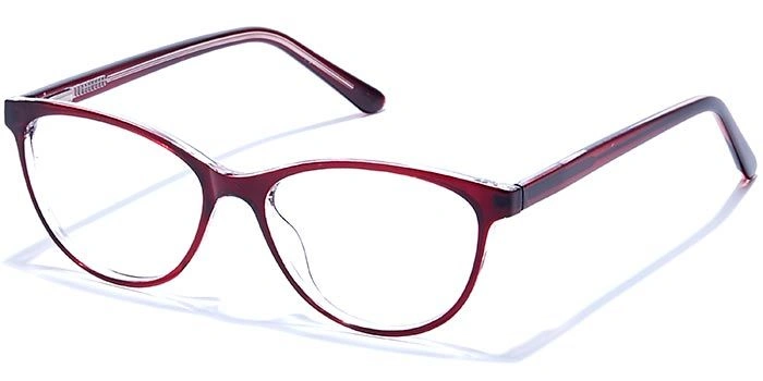 GRAVIATE by Coolwinks E33B6684 Glossy Wine Full Frame Cateye Eyeglasses for Women-WINE-1