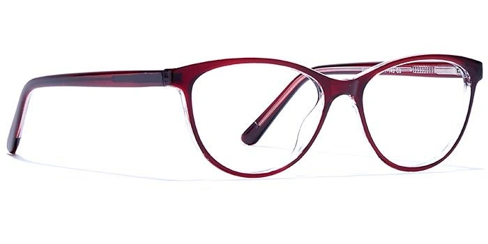 GRAVIATE by Coolwinks E33B6684 Glossy Wine Full Frame Cateye Eyeglasses for Women-WINE-2