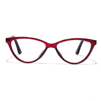 GRAVIATE by Coolwinks E33B7658 Glossy Wine Full Frame Cateye Eyeglasses for Women