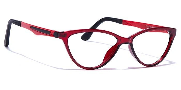 GRAVIATE by Coolwinks E33B7658 Glossy Wine Full Frame Cateye Eyeglasses for Women-WINE-2