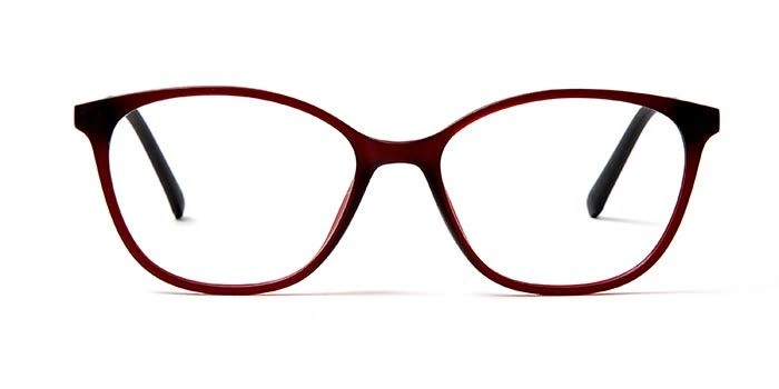 GRAVIATE by Coolwinks E33D5619 Matte Wine Full Frame Cateye Eyeglasses for Men and Women-