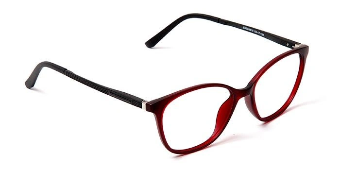 GRAVIATE by Coolwinks E33D5619 Matte Wine Full Frame Cateye Eyeglasses for Men and Women-WINE-2