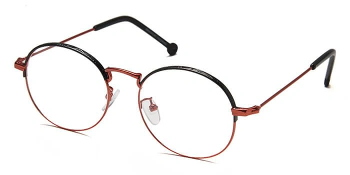 GRAVIATE by Coolwinks E33A6513 Glossy Wine Full Frame Clubmaster Eyeglasses for Men and Women-WINE-1