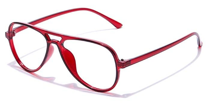 GRAVIATE by Coolwinks E33B7399 Glossy Wine Full Frame Pilot Eyeglasses for Men and Women-WINE-1