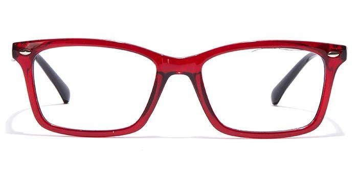 GRAVIATE by Coolwinks E33B7126 Glossy Wine Full Frame Rectangle Eyeglasses for Kids-