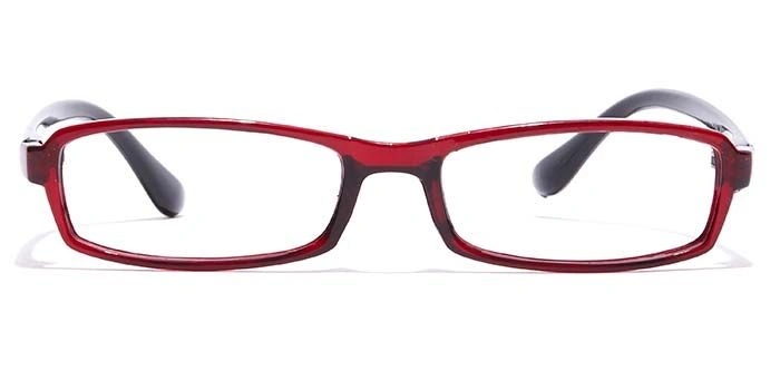 GRAVIATE by Coolwinks E33C7140 Glossy Wine Full Frame Rectangle Eyeglasses for Kids-