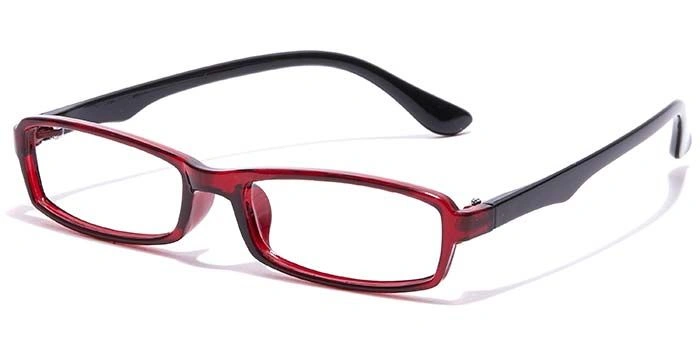 GRAVIATE by Coolwinks E33C7140 Glossy Wine Full Frame Rectangle Eyeglasses for Kids-WINE-1