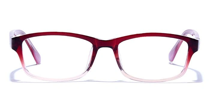 GRAVIATE by Coolwinks E15C6438 Glossy Wine Full Frame Rectangle Eyeglasses for Women-