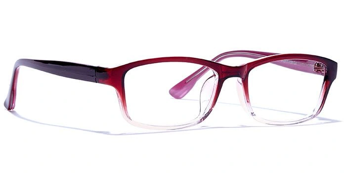 GRAVIATE by Coolwinks E15C6438 Glossy Wine Full Frame Rectangle Eyeglasses for Women-WINE-2