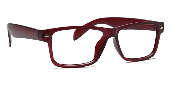 GRAVIATE by Coolwinks E33A5759 Matte Wine Full Frame Rectangle Eyeglasses for Men and Women-WINE-2