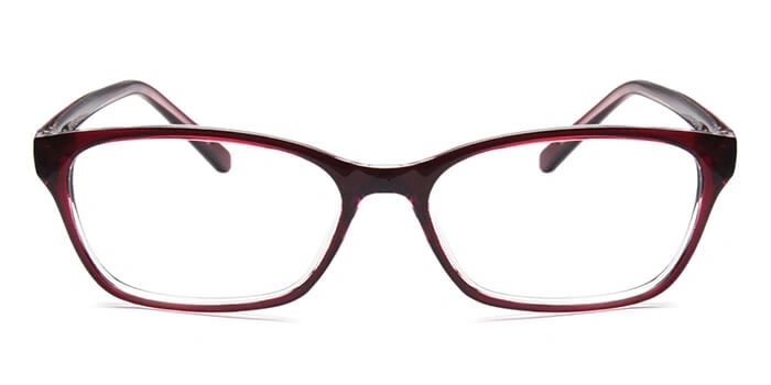 GRAVIATE by Coolwinks E33A6542 Glossy Wine Full Frame Rectangle Eyeglasses for Men and Women-