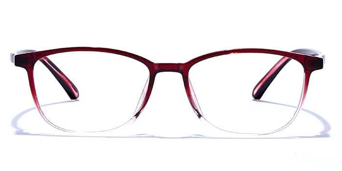 GRAVIATE by Coolwinks E33A6651 Glossy Wine Full Frame Rectangle Eyeglasses for Men and Women-