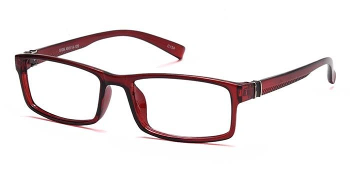 GRAVIATE by Coolwinks E33A6915 Glossy Wine Full Frame Rectangle Eyeglasses for Men and Women-WINE-1