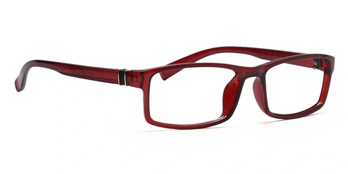 GRAVIATE by Coolwinks E33A6915 Glossy Wine Full Frame Rectangle Eyeglasses for Men and Women-WINE-2