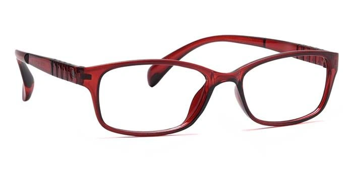 GRAVIATE by Coolwinks E33A6917 Glossy Wine Full Frame Rectangle Eyeglasses for Men and Women-WINE-2