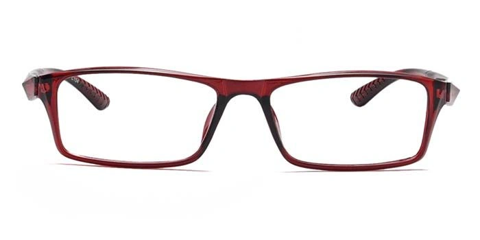 GRAVIATE by Coolwinks E33A6922 Glossy Wine Full Frame Rectangle Eyeglasses for Men and Women-