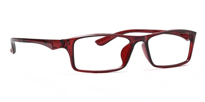 GRAVIATE by Coolwinks E33A6922 Glossy Wine Full Frame Rectangle Eyeglasses for Men and Women-WINE-2