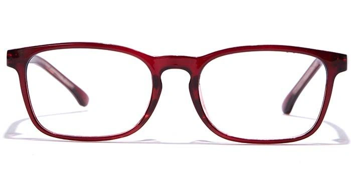 GRAVIATE by Coolwinks E33A7426 Glossy Wine Full Frame Rectangle Eyeglasses for Men and Women-