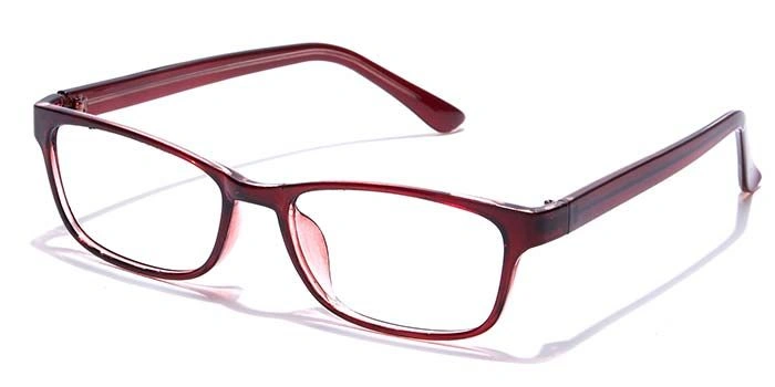 GRAVIATE by Coolwinks E33A7435 Glossy Wine Full Frame Rectangle Eyeglasses for Men and Women-WINE-1