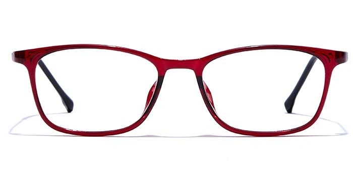 GRAVIATE by Coolwinks E33A7454 Glossy Wine Full Frame Rectangle Eyeglasses for Men and Women-