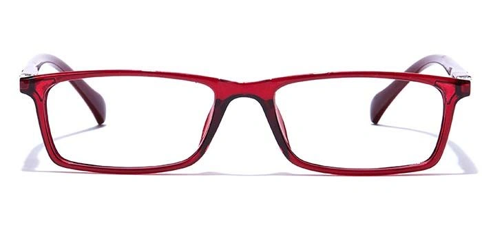 GRAVIATE by Coolwinks E33A7671 Glossy Wine Full Frame Rectangle Eyeglasses for Men and Women-