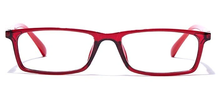 GRAVIATE by Coolwinks E33A7673 Glossy Wine Full Frame Rectangle Eyeglasses for Men and Women-