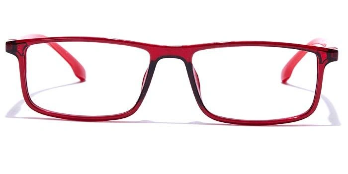 GRAVIATE by Coolwinks E33A7690 Glossy Wine Full Frame Rectangle Eyeglasses for Men and Women-