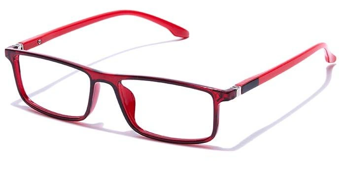 GRAVIATE by Coolwinks E33A7690 Glossy Wine Full Frame Rectangle Eyeglasses for Men and Women-WINE-1