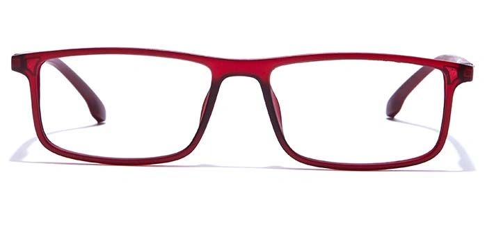 GRAVIATE by Coolwinks E33A7693 Matte Wine Full Frame Rectangle Eyeglasses for Men and Women-