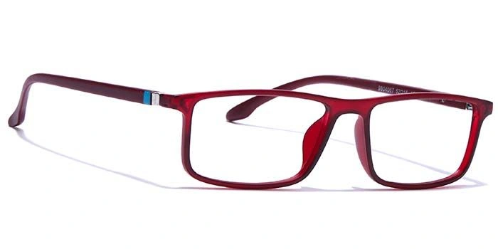 GRAVIATE by Coolwinks E33A7693 Matte Wine Full Frame Rectangle Eyeglasses for Men and Women-WINE-2