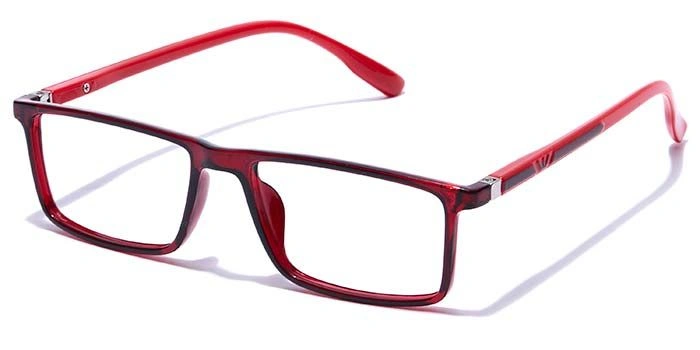 GRAVIATE by Coolwinks E33A7705 Glossy Wine Full Frame Rectangle Eyeglasses for Men and Women-WINE-1